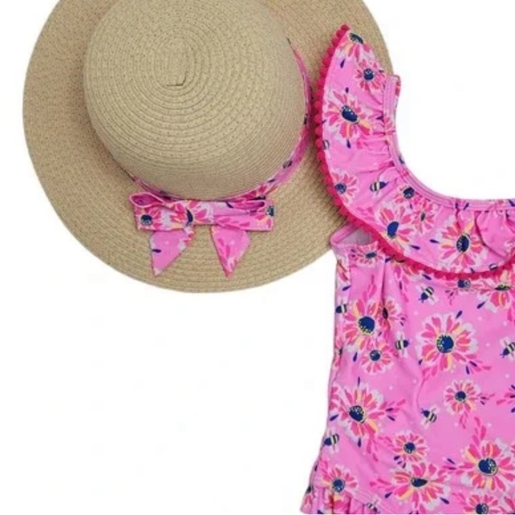 Gently Used Tommy Bahama Swimsuit with Hat - Picture 1 of 4